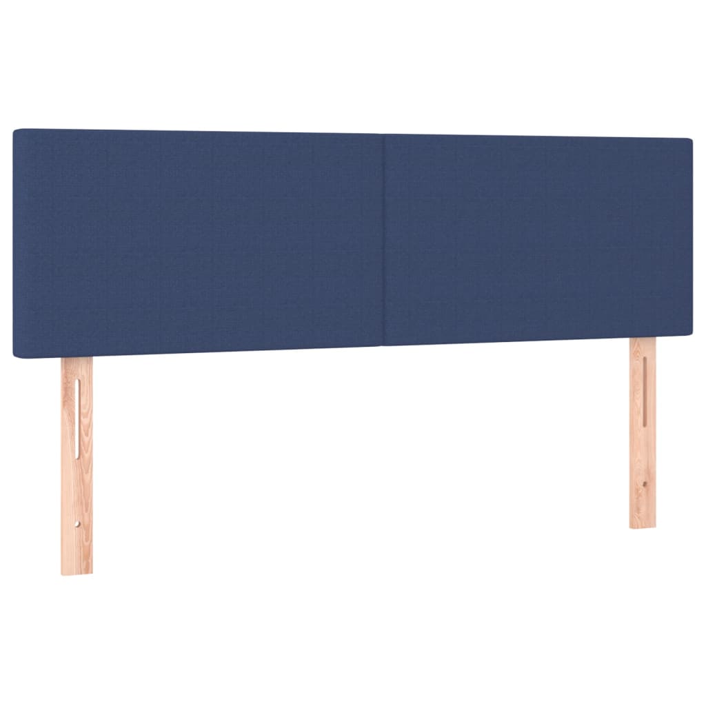 Testiere 2 pz Blu 72x5x78/88 cm in Tessuto