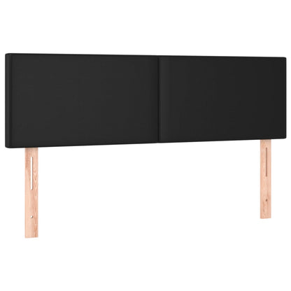 Testiere 2 pz Nere 72x5x78/88 cm in Similpelle