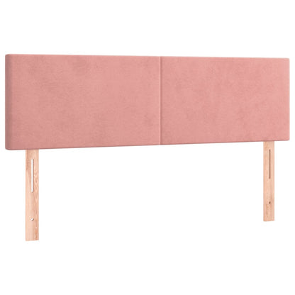 Testiere 2 pz Rosa 72x5x78/88 cm in Velluto