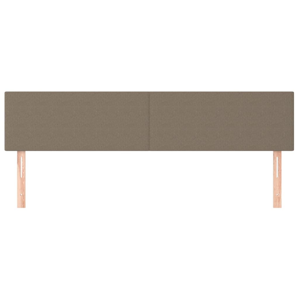 Testiera 2 pz Tortora 90x5x78/88 cm in Tessuto