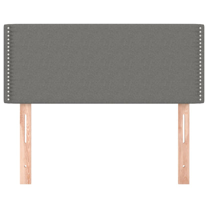 Testiera Grigio Scuro 80x5x78/88 cm in Tessuto