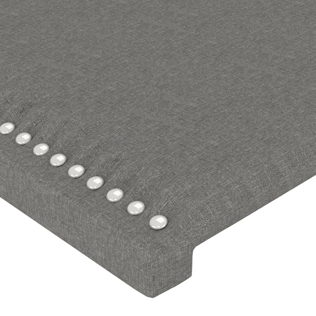 Testiera Grigio Scuro 80x5x78/88 cm in Tessuto