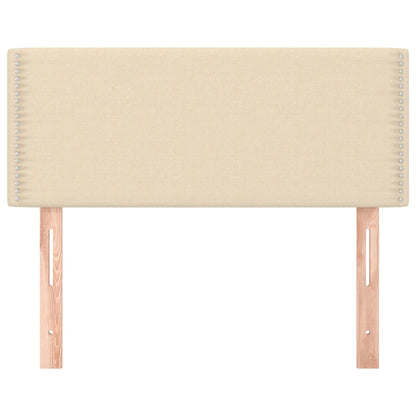 Testiera Crema 80x5x78/88 cm in Tessuto