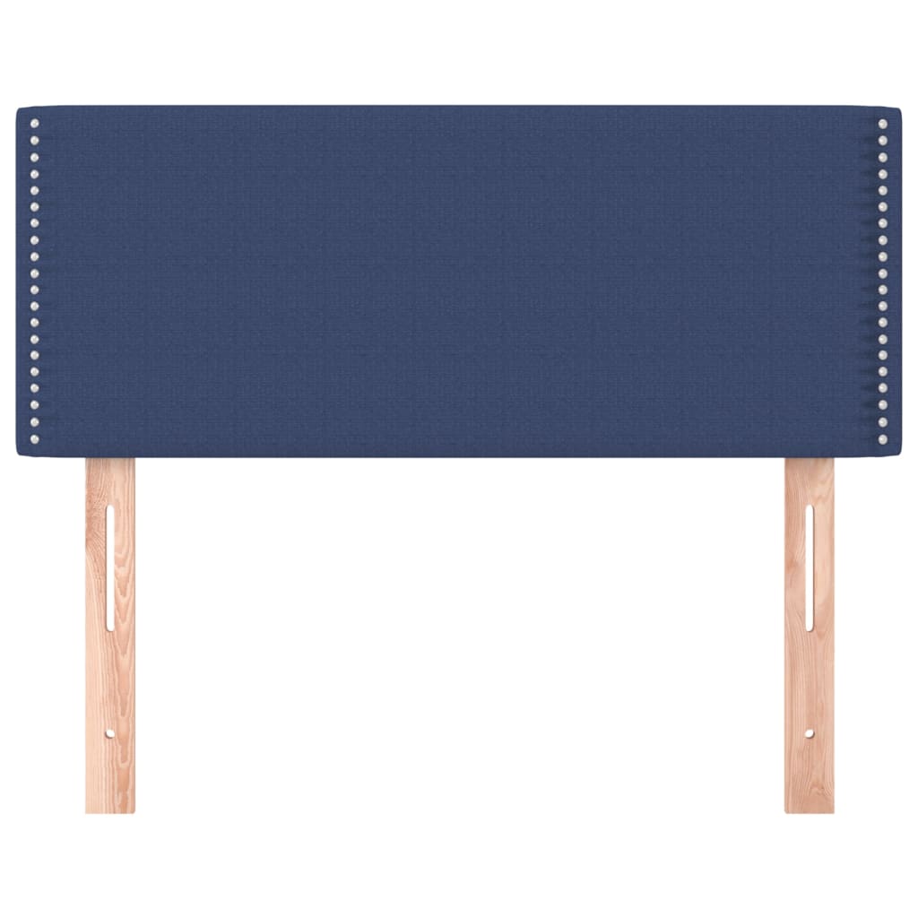 Testiera Blu 80x5x78/88 cm in Tessuto