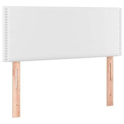 Testiera Bianca 80x5x78/88 cm in Similpelle