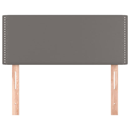 Testiera Grigia 80x5x78/88 cm in Similpelle
