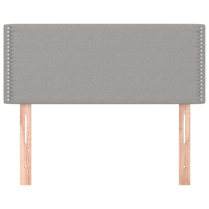 Testiera Grigio Chiaro 90x5x78/88 cm in Tessuto