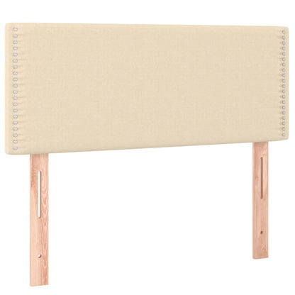 Testiera Crema 90x5x78/88 cm in Tessuto