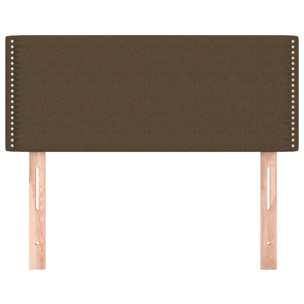 Testiera Marrone Scuro 100x5x78/88 cm in Tessuto