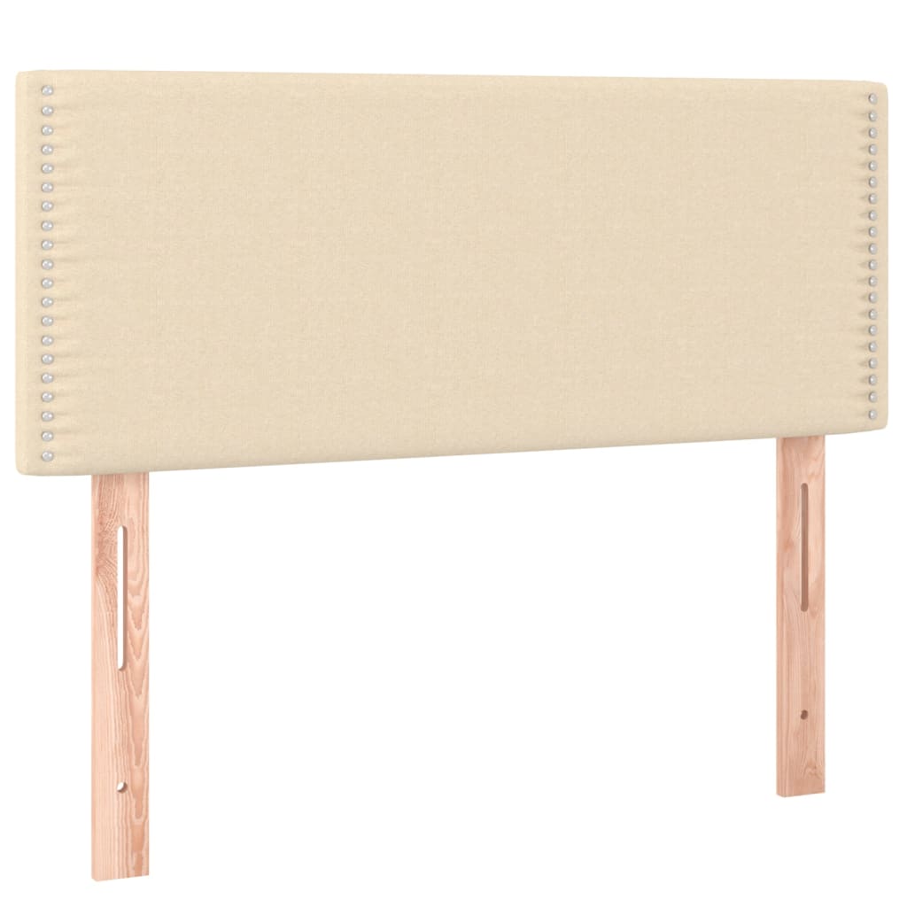 Testiera Crema 100x5x78/88 cm in Tessuto