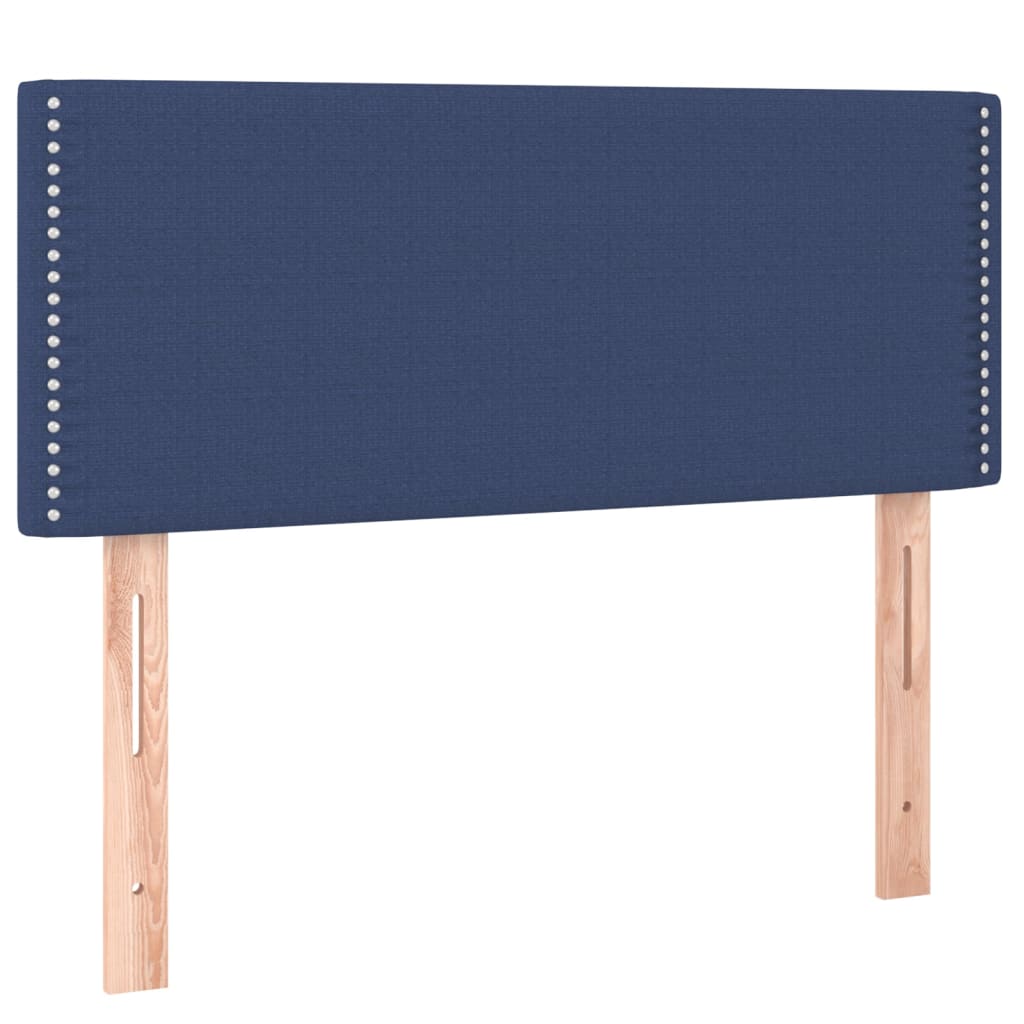 Testiera Blu 100x5x78/88 cm in Tessuto