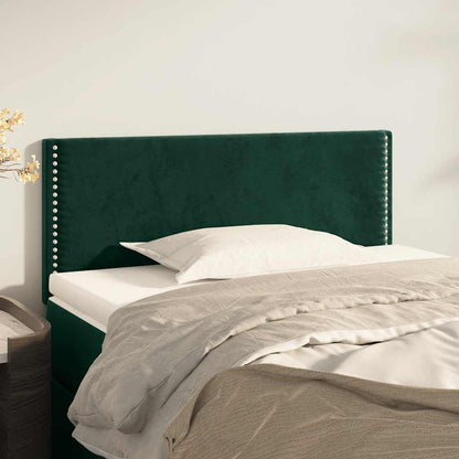 Testiera Verde Scuro 100x5x78/88 cm in Velluto