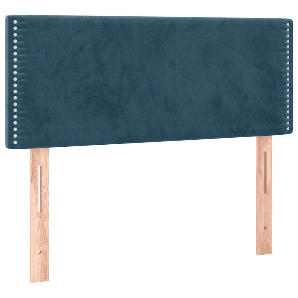 Testiera Blu Scuro 100x5x78/88 cm in Velluto