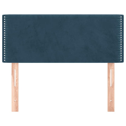Testiera Blu Scuro 100x5x78/88 cm in Velluto