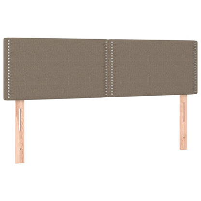 Testiere 2 pz Tortora 72x5x78/88 cm in Tessuto