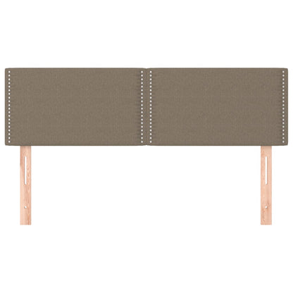Testiere 2 pz Tortora 72x5x78/88 cm in Tessuto
