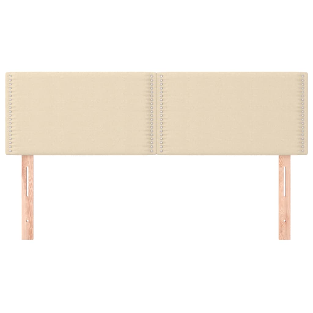 Testiere 2 pz Crema 72x5x78/88 cm in Tessuto