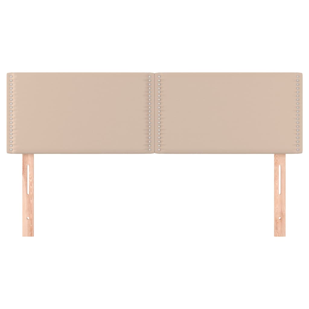 Testiere 2 pz Cappuccino 72x5x78/88 cm in Similpelle