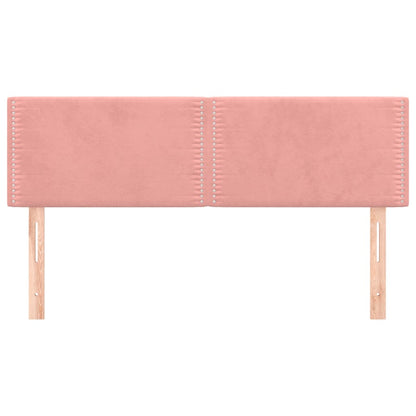 Testiere 2 pz Rosa 72x5x78/88 cm in Velluto
