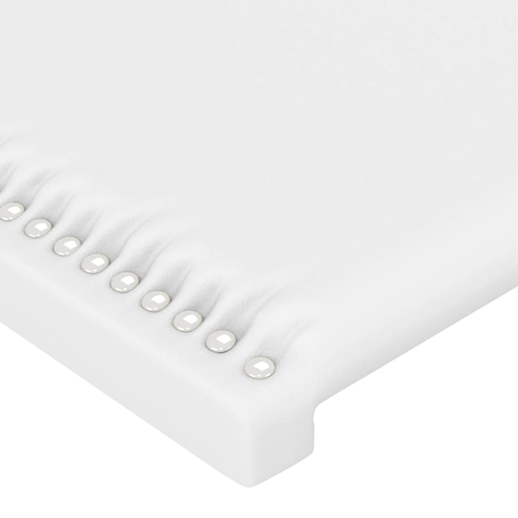 Testiere 2 pz Biancho 100x5x78/88 cm in Similpelle
