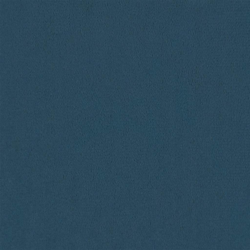 Testiere 2 pz Blu Scuro 100x5x78/88 cm in Velluto