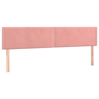 Testiere 2 pz Rosa 100x5x78/88 cm in Velluto