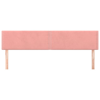 Testiere 2 pz Rosa 100x5x78/88 cm in Velluto