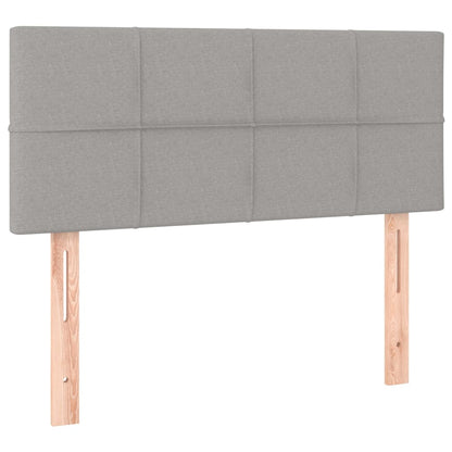 Testiera Grigio Chiaro 80x5x78/88 cm in Tessuto