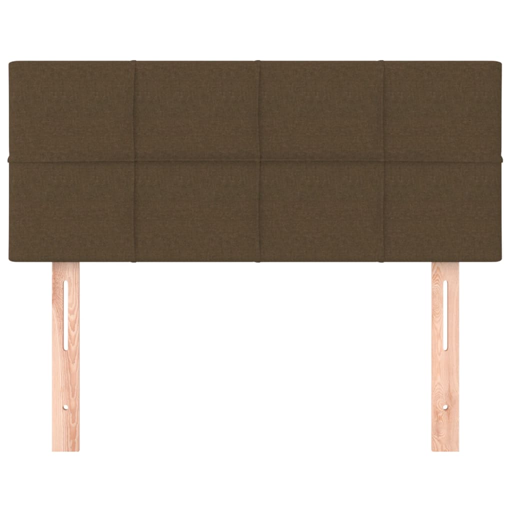 Testiera Marrone Scuro 80x5x78/88 cm in Tessuto