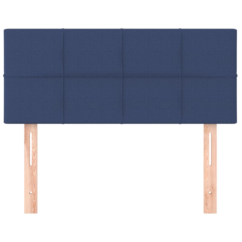 Testiera Blu 80x5x78/88 cm in Tessuto