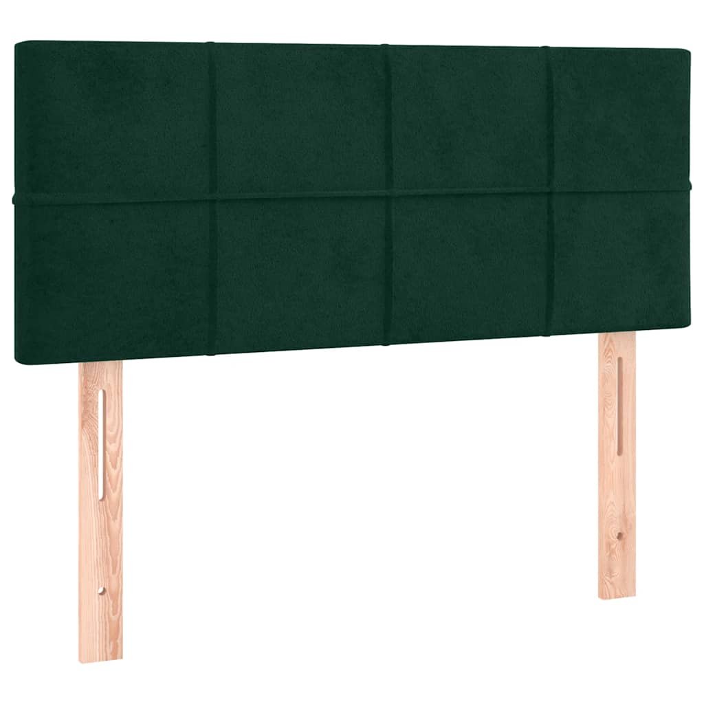 Testiera Verde Scuro 80x5x78/88 cm in Velluto