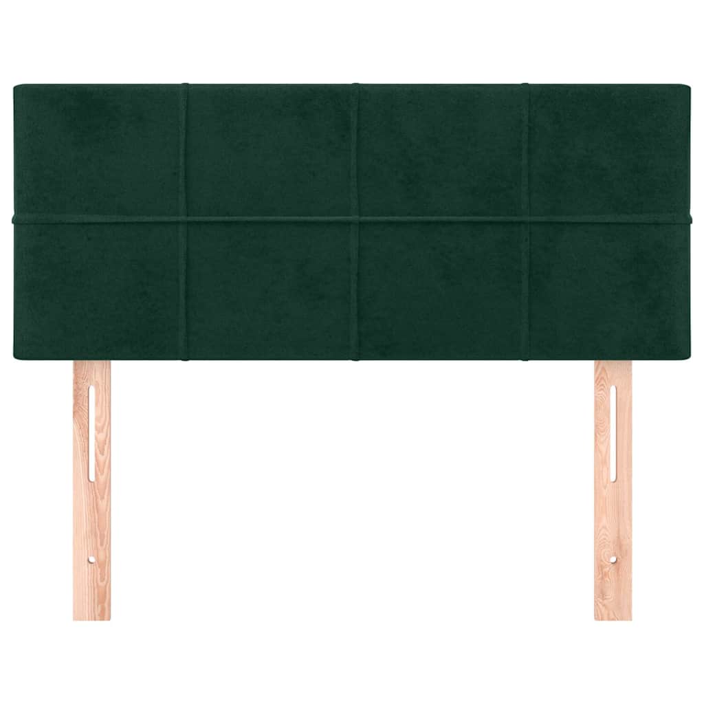 Testiera Verde Scuro 80x5x78/88 cm in Velluto