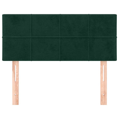 Testiera Verde Scuro 80x5x78/88 cm in Velluto