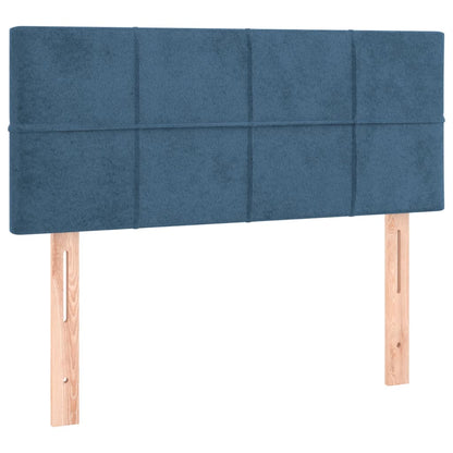 Testiera Blu Scuro 80x5x78/88 cm in Velluto