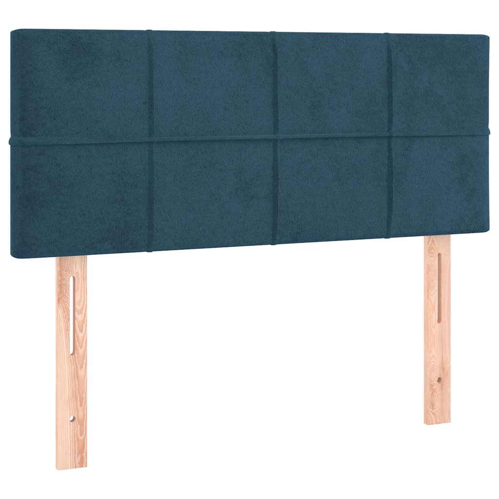 Testiera Blu Scuro 80x5x78/88 cm in Velluto