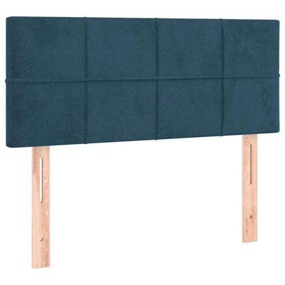 Testiera Blu Scuro 80x5x78/88 cm in Velluto