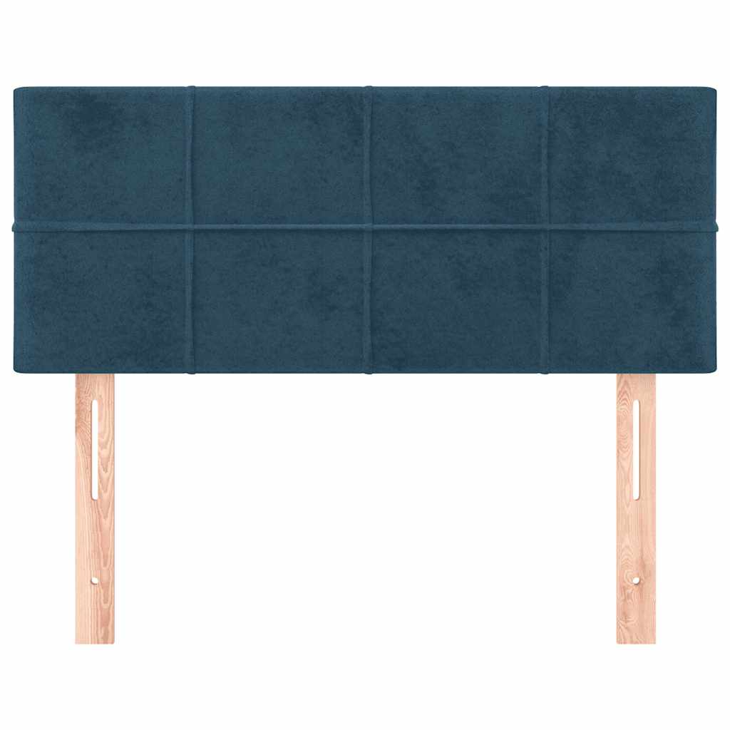 Testiera Blu Scuro 80x5x78/88 cm in Velluto