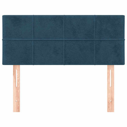 Testiera Blu Scuro 80x5x78/88 cm in Velluto