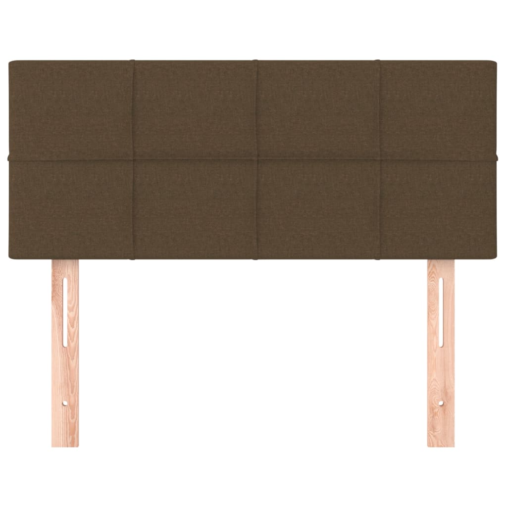 Testiera Marrone Scuro 90x5x78/88 cm in Tessuto
