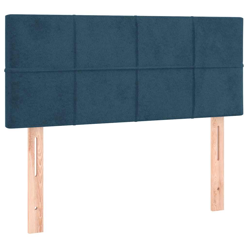 Testiera Blu scuro 90x5x78/88 cm in Tessuto