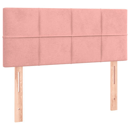 Testiera Rosa 90x5x78/88 cm in Tessuto