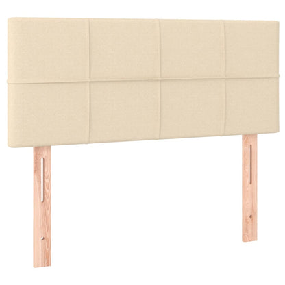 Testiera Crema 100x5x78/88 cm in Tessuto