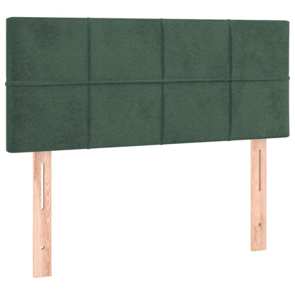 Testiera Verde Scuro 100x5x78/88 cm in Velluto