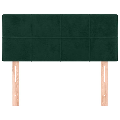 Testiera Verde Scuro 100x5x78/88 cm in Velluto