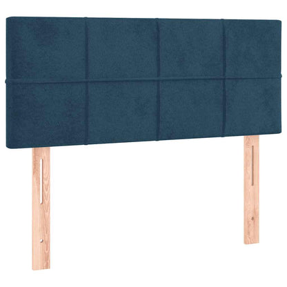 Testiera Blu Scuro 100x5x78/88 cm in Velluto