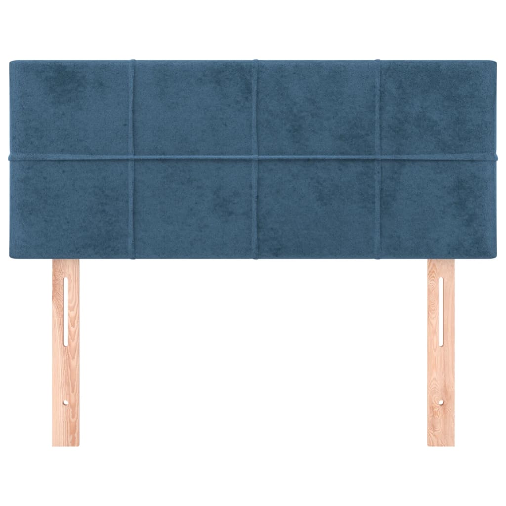 Testiera Blu Scuro 100x5x78/88 cm in Velluto