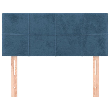 Testiera Blu Scuro 100x5x78/88 cm in Velluto