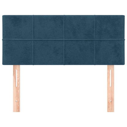 Testiera Blu Scuro 100x5x78/88 cm in Velluto