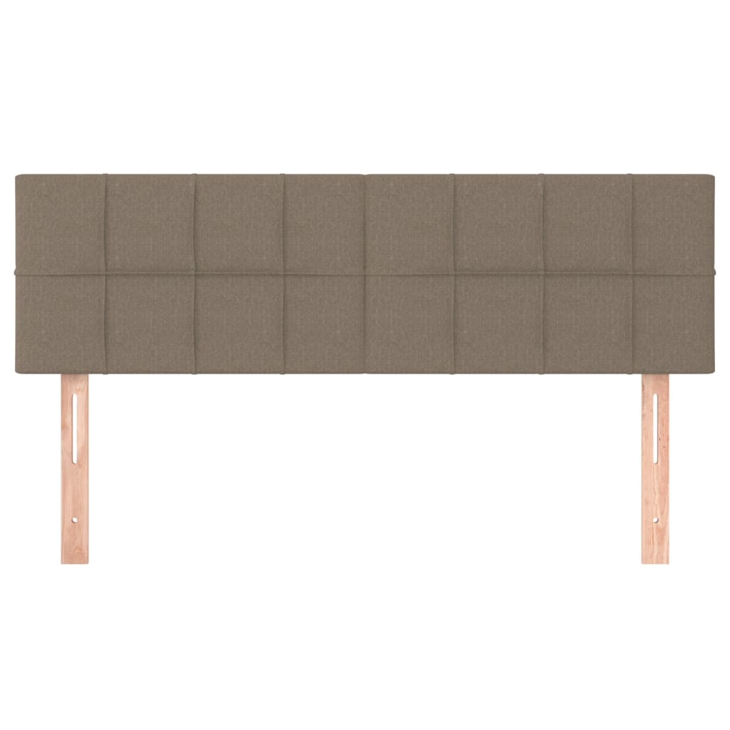 Testiere 2 pz Tortora 72x5x78/88 cm in Tessuto