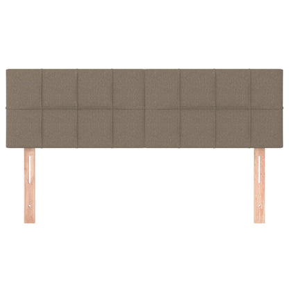Testiere 2 pz Tortora 72x5x78/88 cm in Tessuto